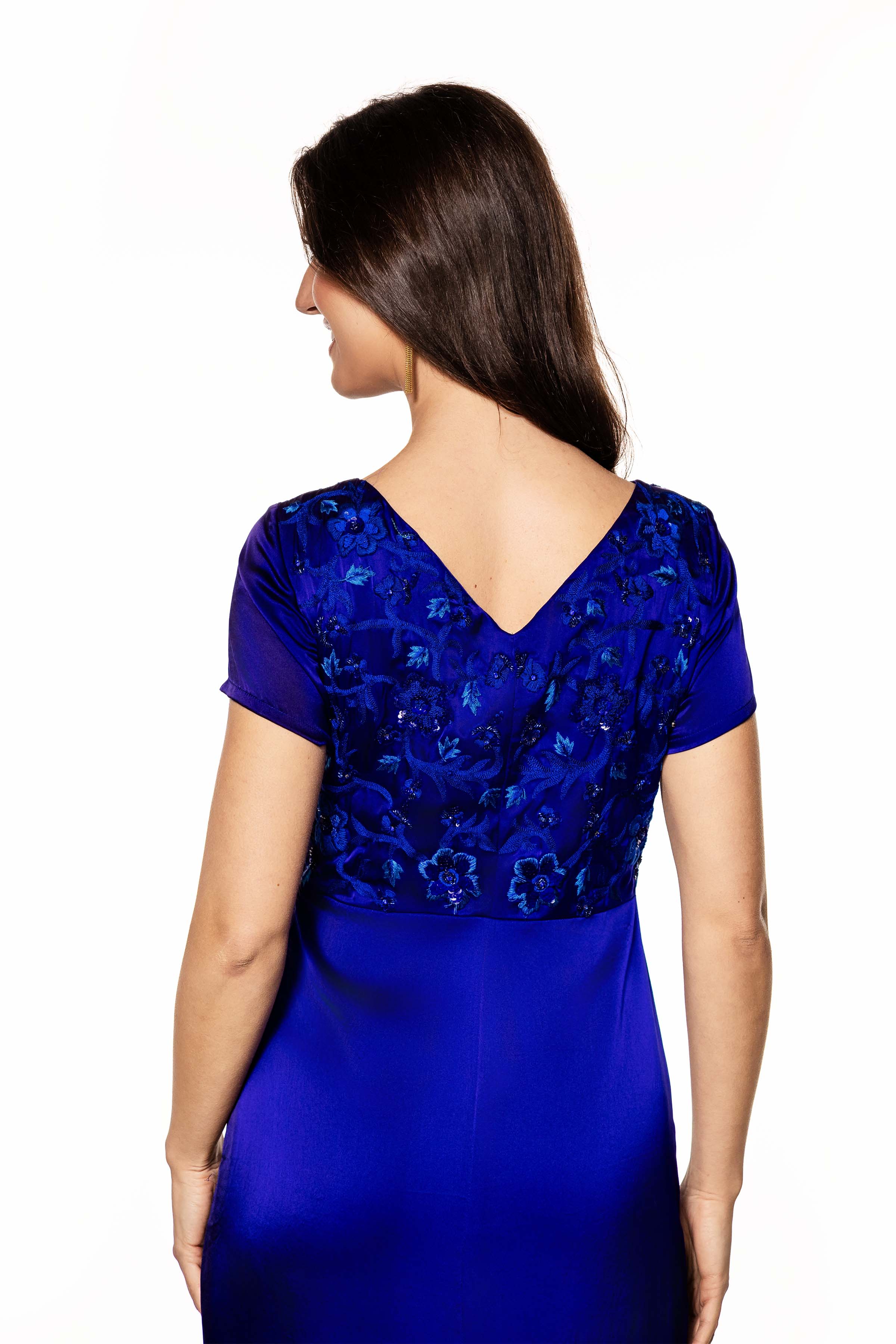 Enchanted Embellished Silk Gown
