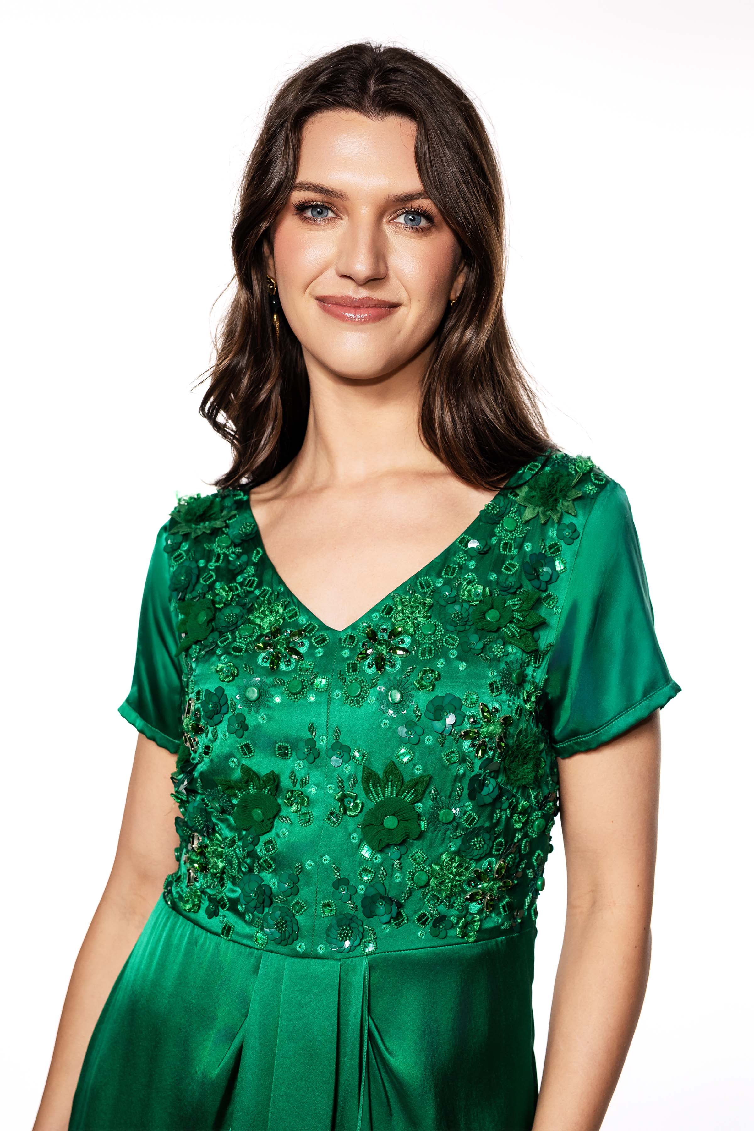 Enchanted Embellished Silk Gown