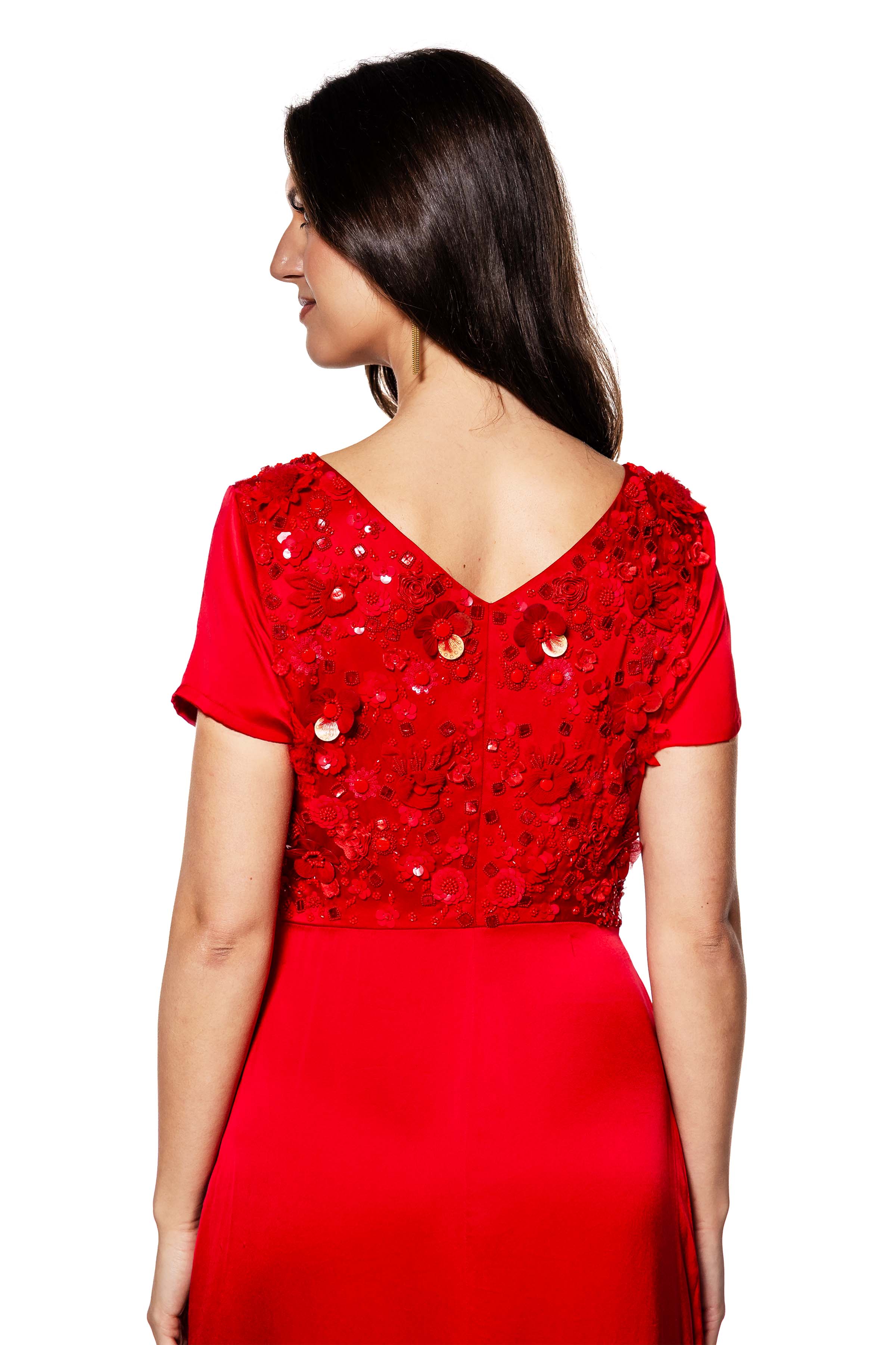 Enchanted Embellished Silk Gown