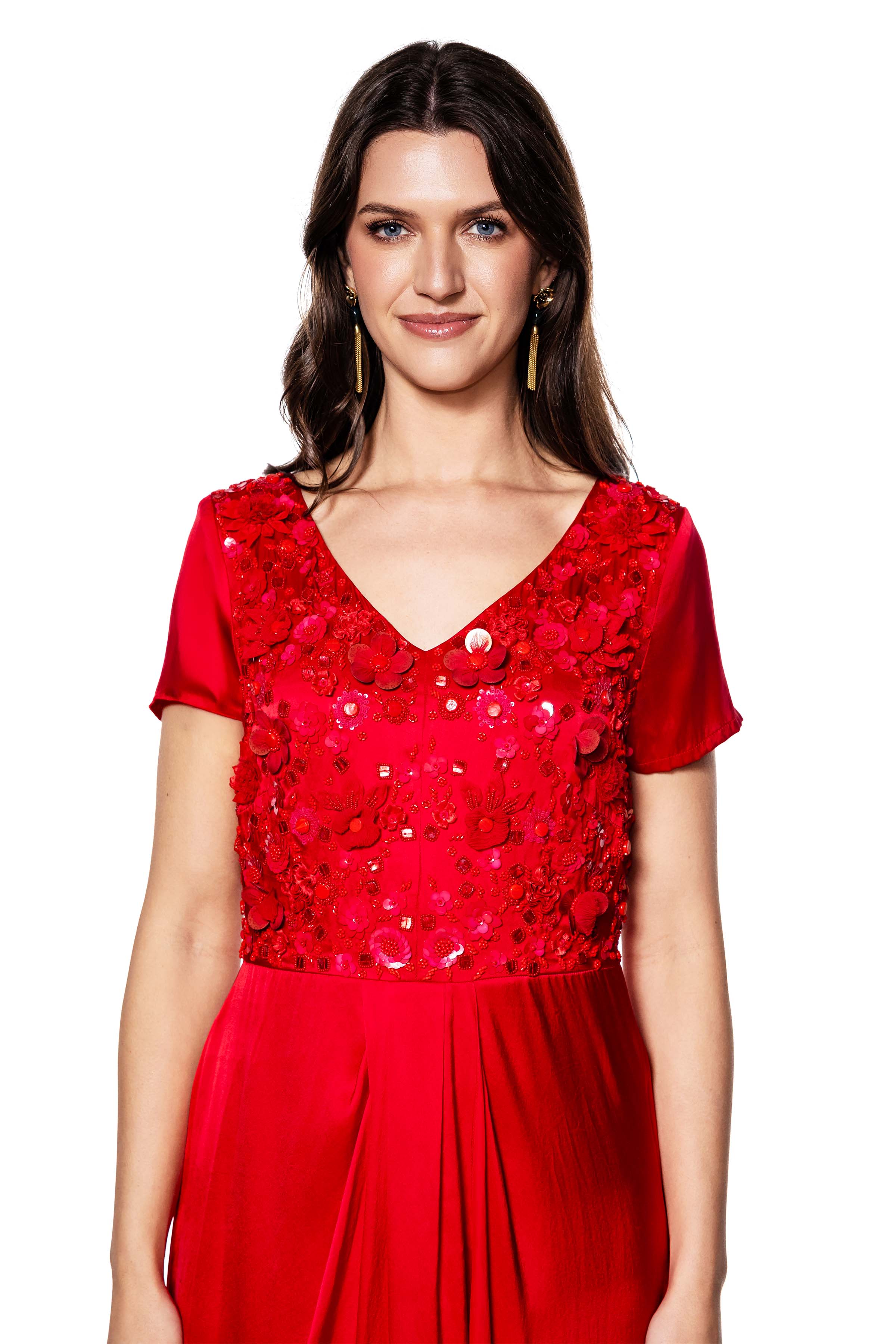 Enchanted Embellished Silk Gown