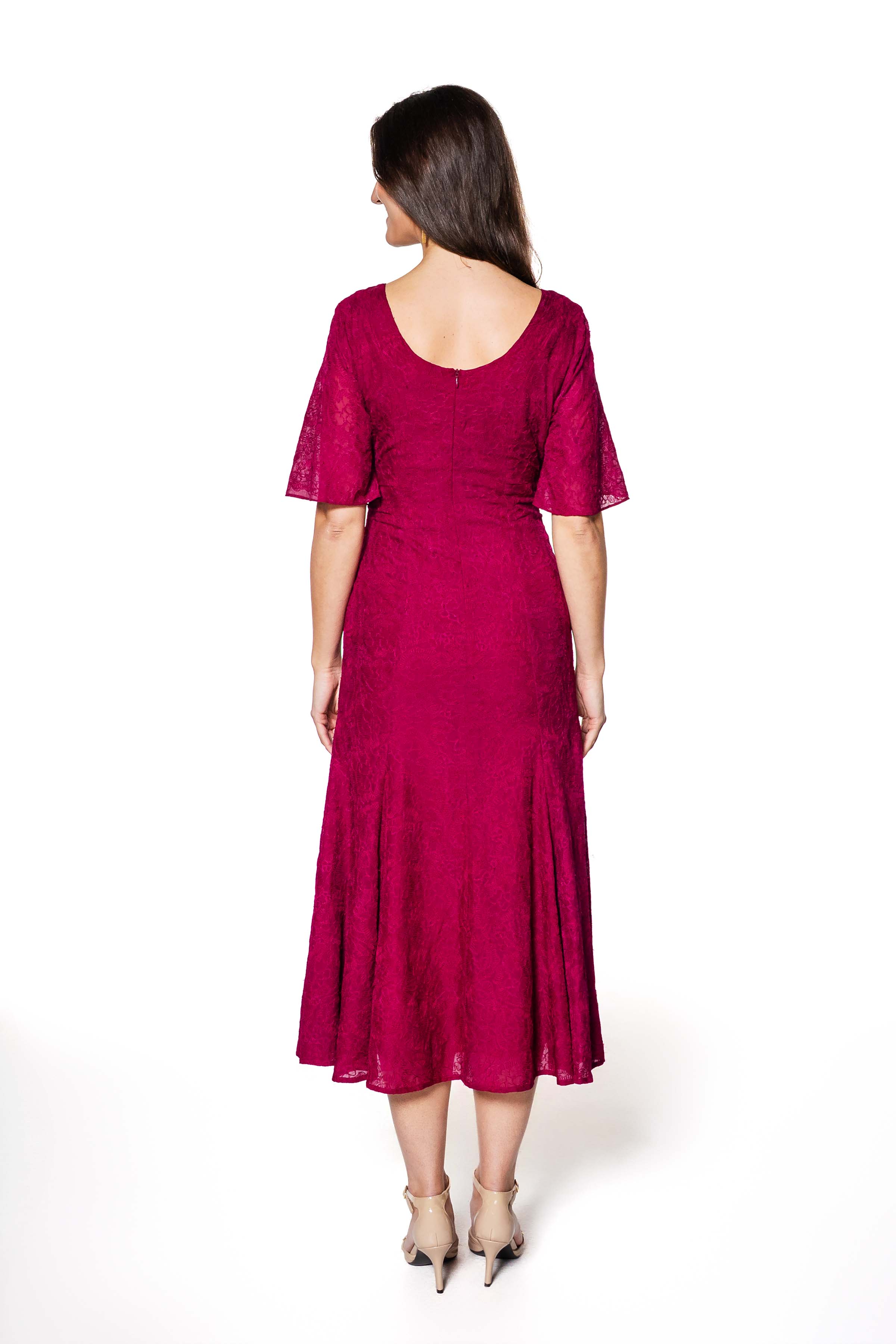 Giona Embroidered Silk Dress