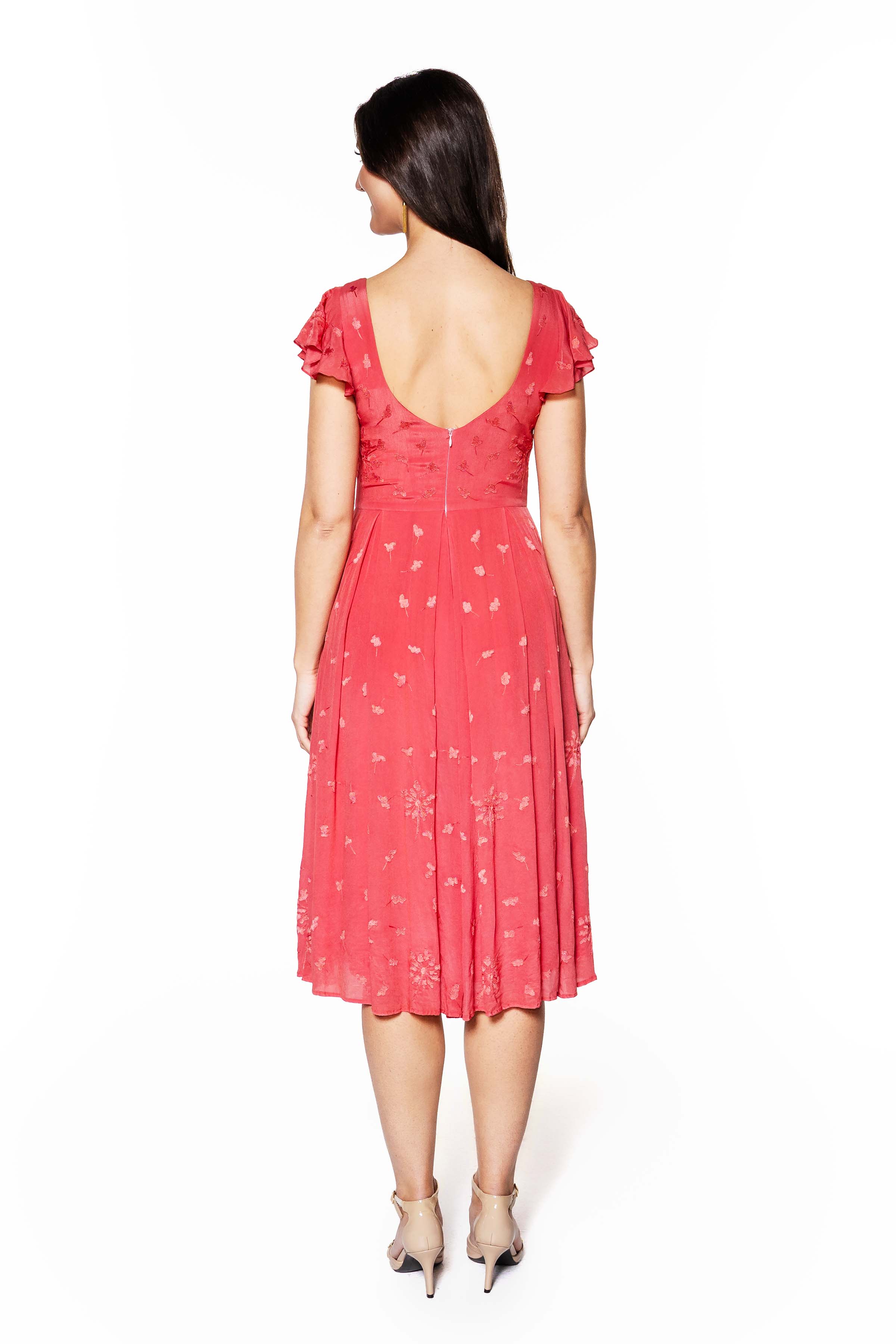 Chelsea Embroidered Viscose Dress