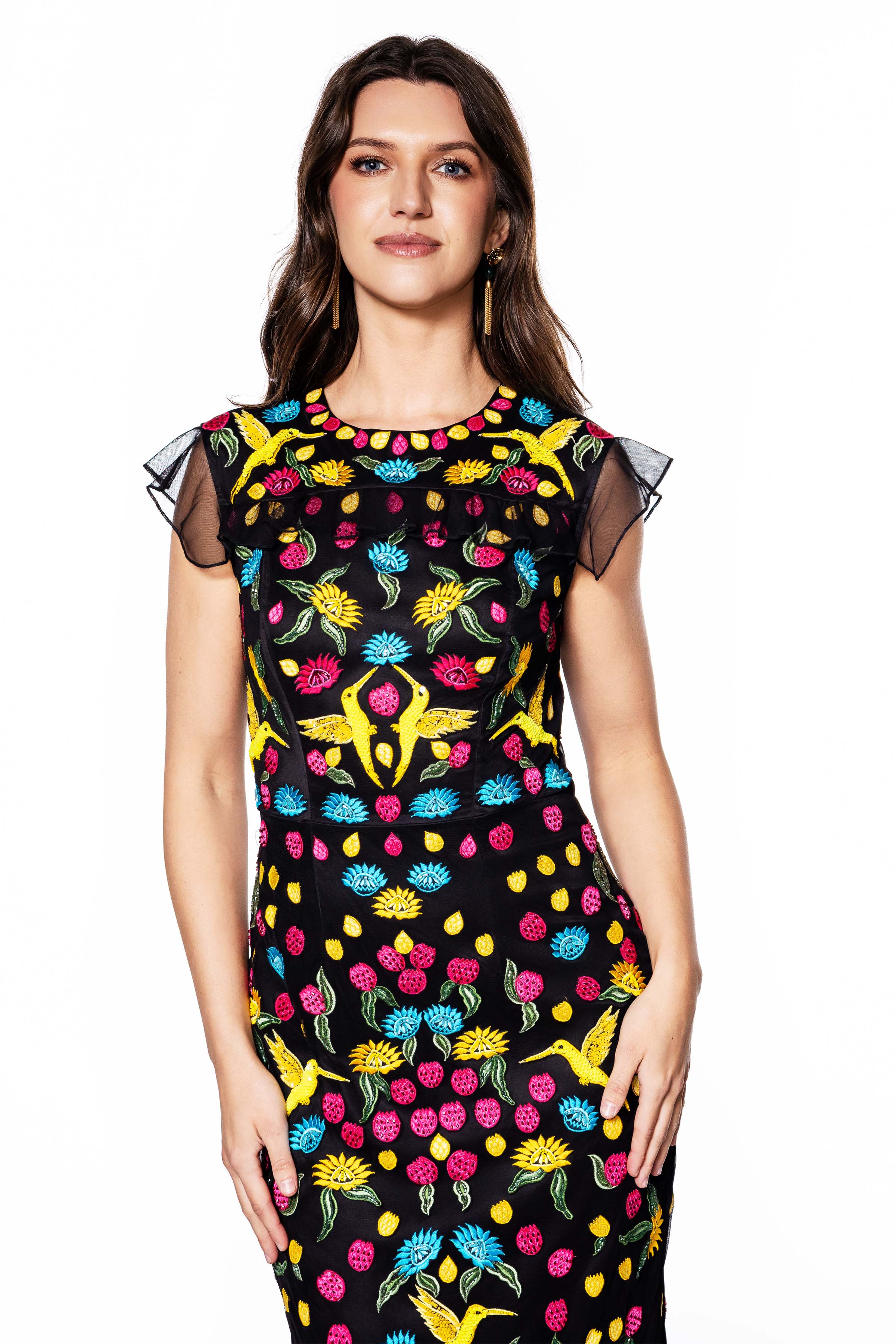 Berzelia Embroidered Gown