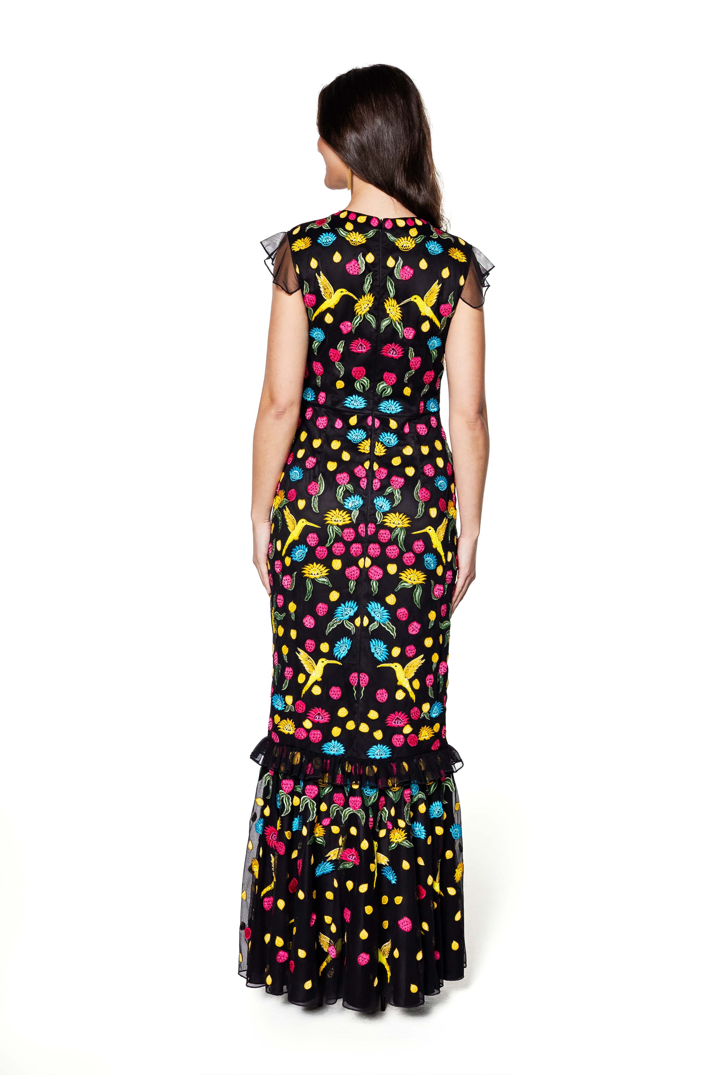 Berzelia Embroidered Gown