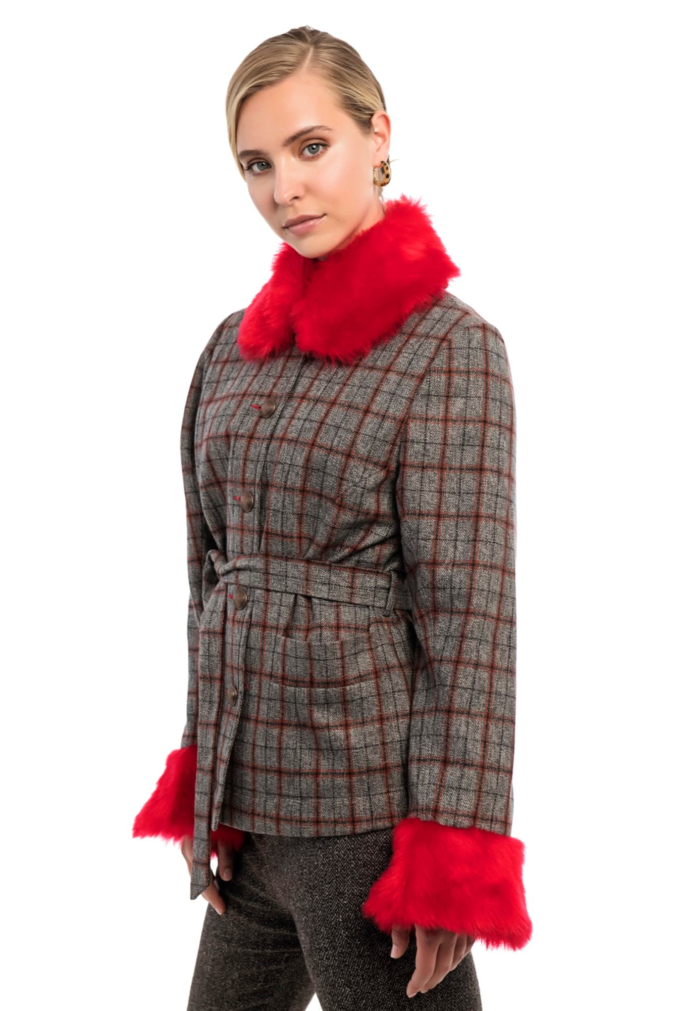 ORACHE Faux Fur Jacket