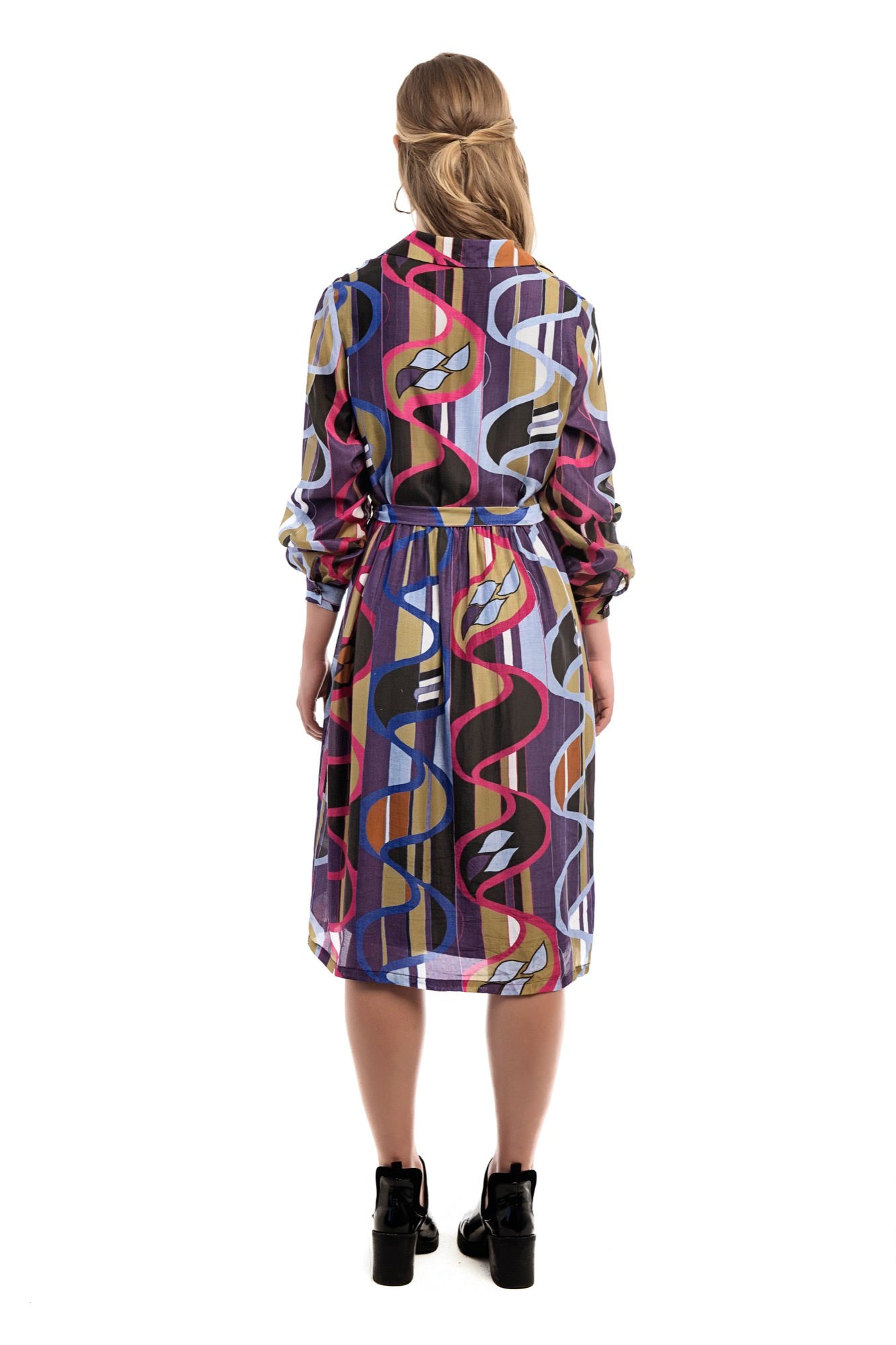 LEWIS Printed Shirt Dress