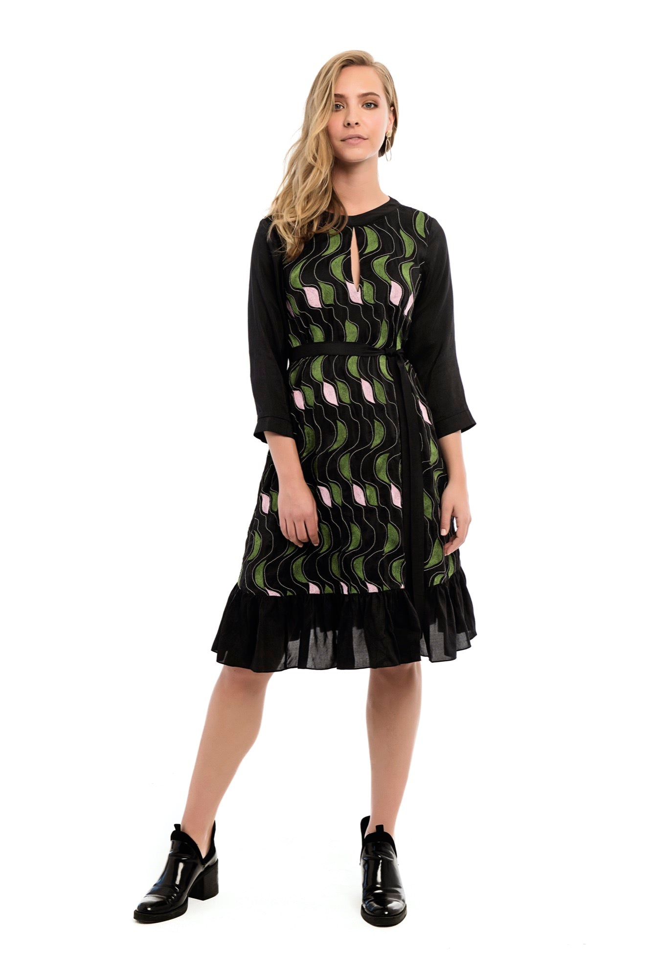GEILSTON Embroidered Dress