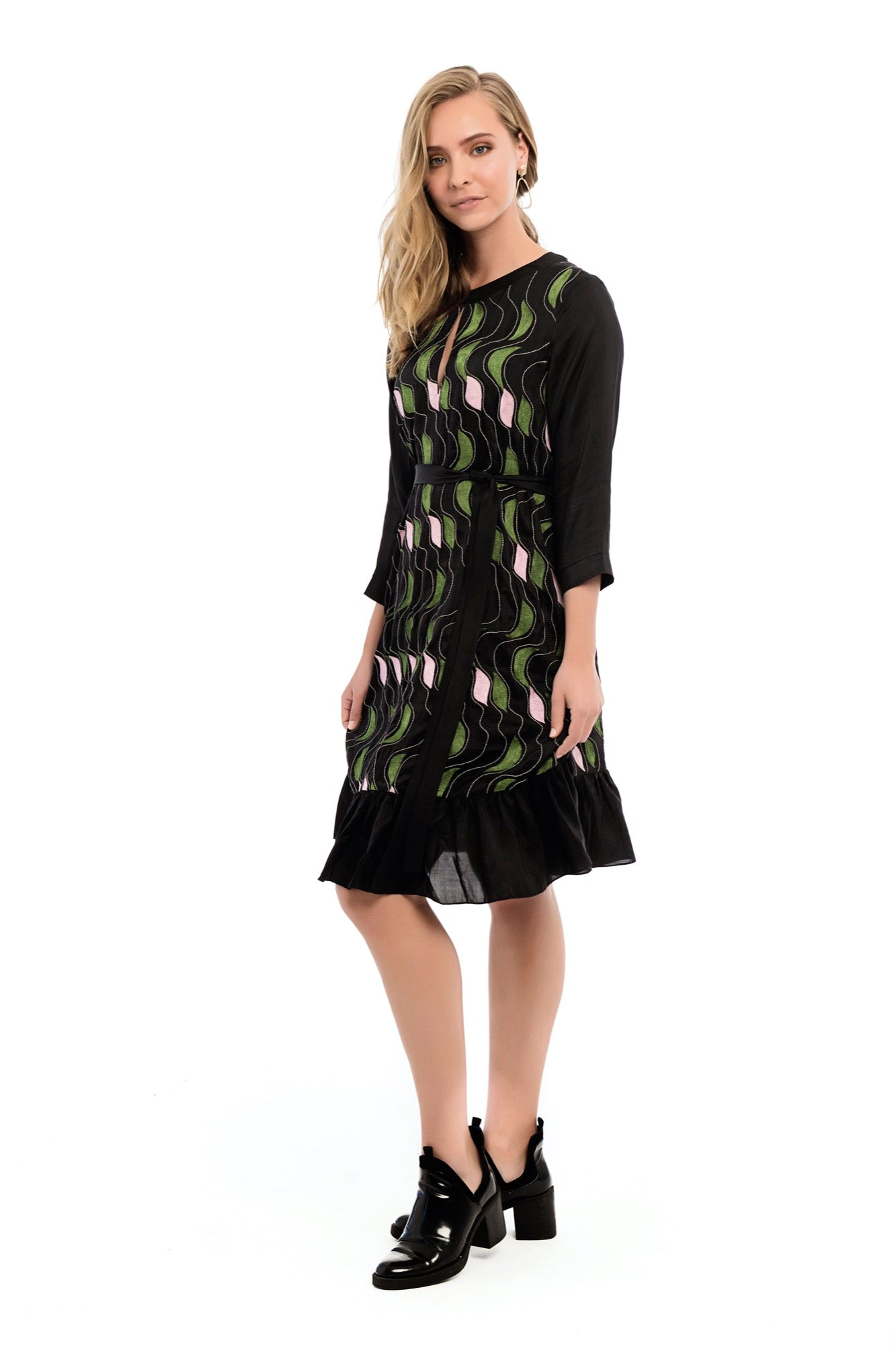 GEILSTON Embroidered Dress