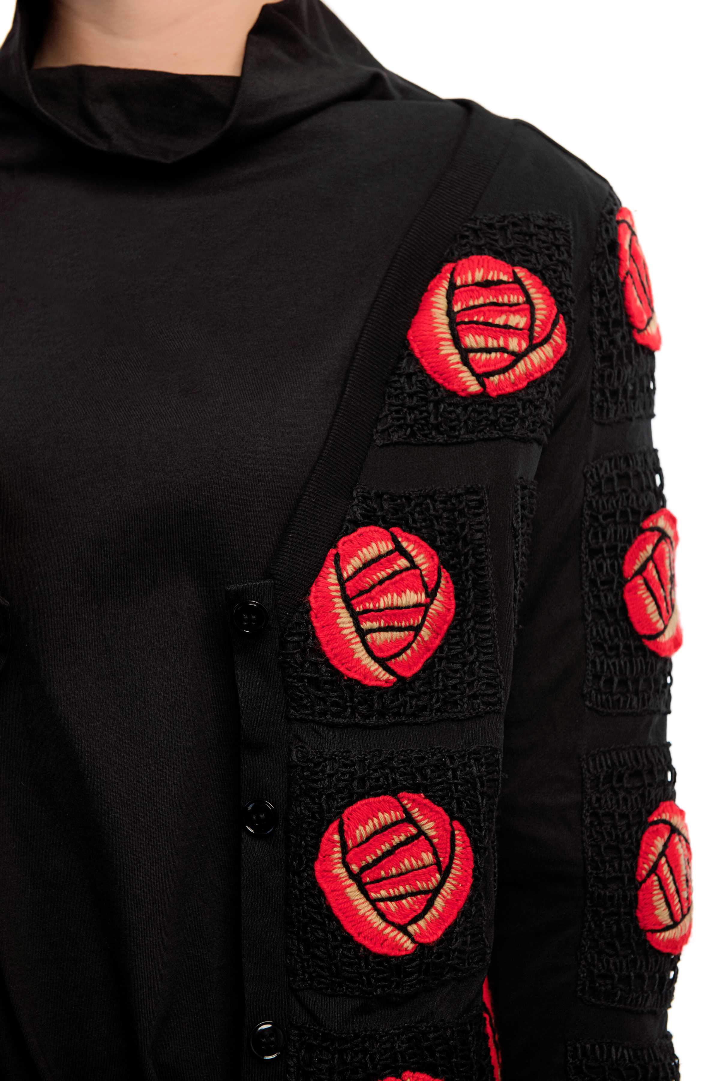 MACKINTOSH Rose Silk Cardigan