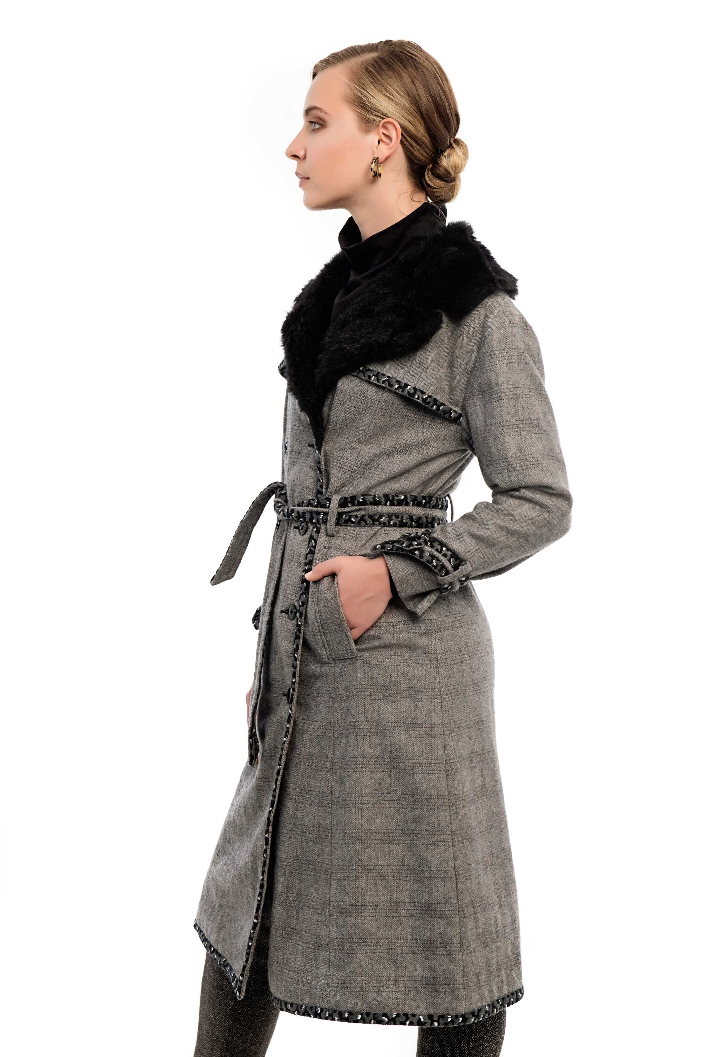 PARNASSIA Faux Fur Coat