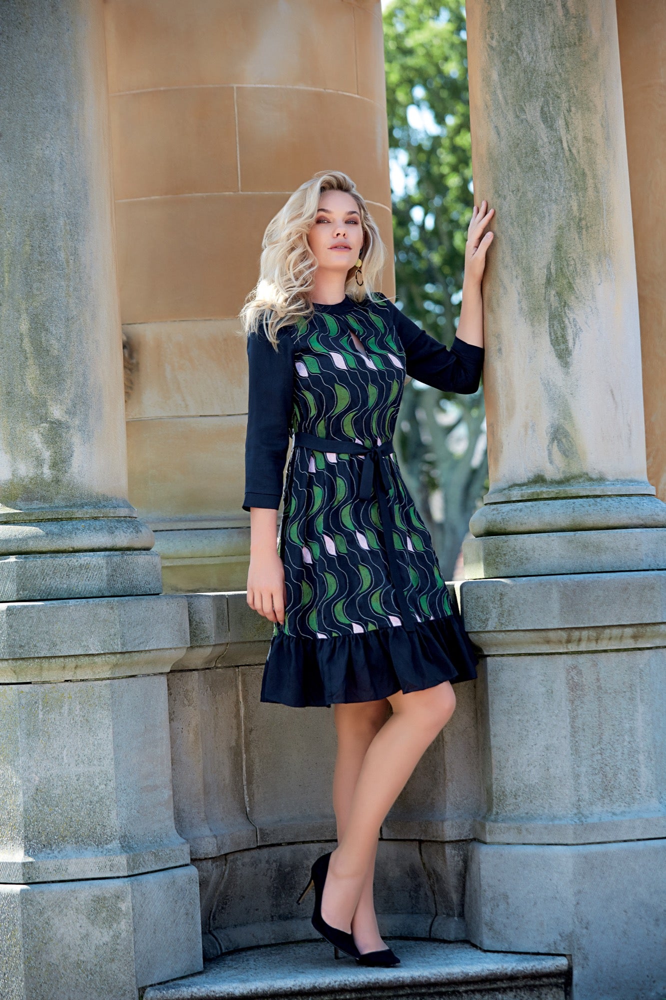 GEILSTON Embroidered Dress