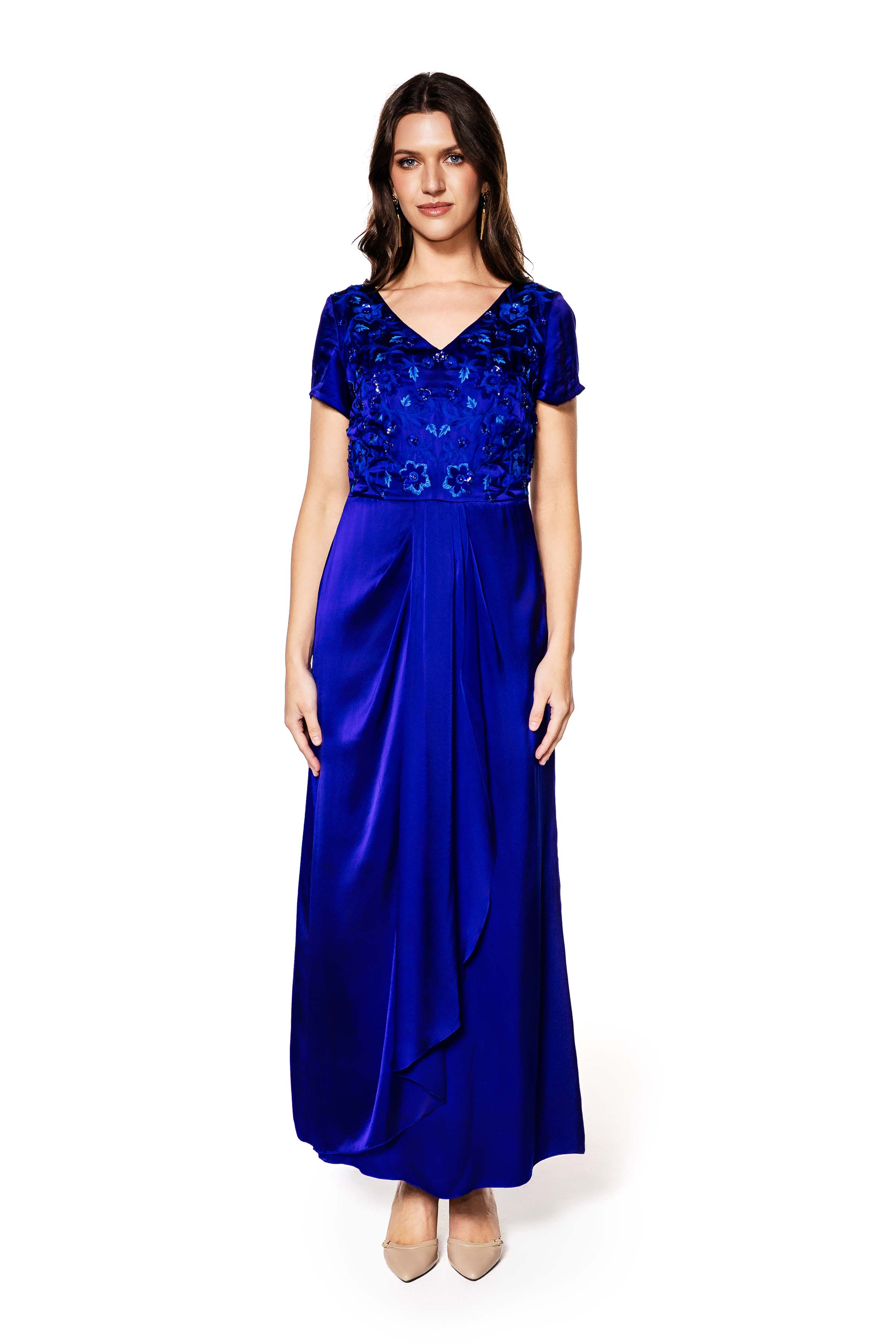 Enchanted Embellished Silk Gown