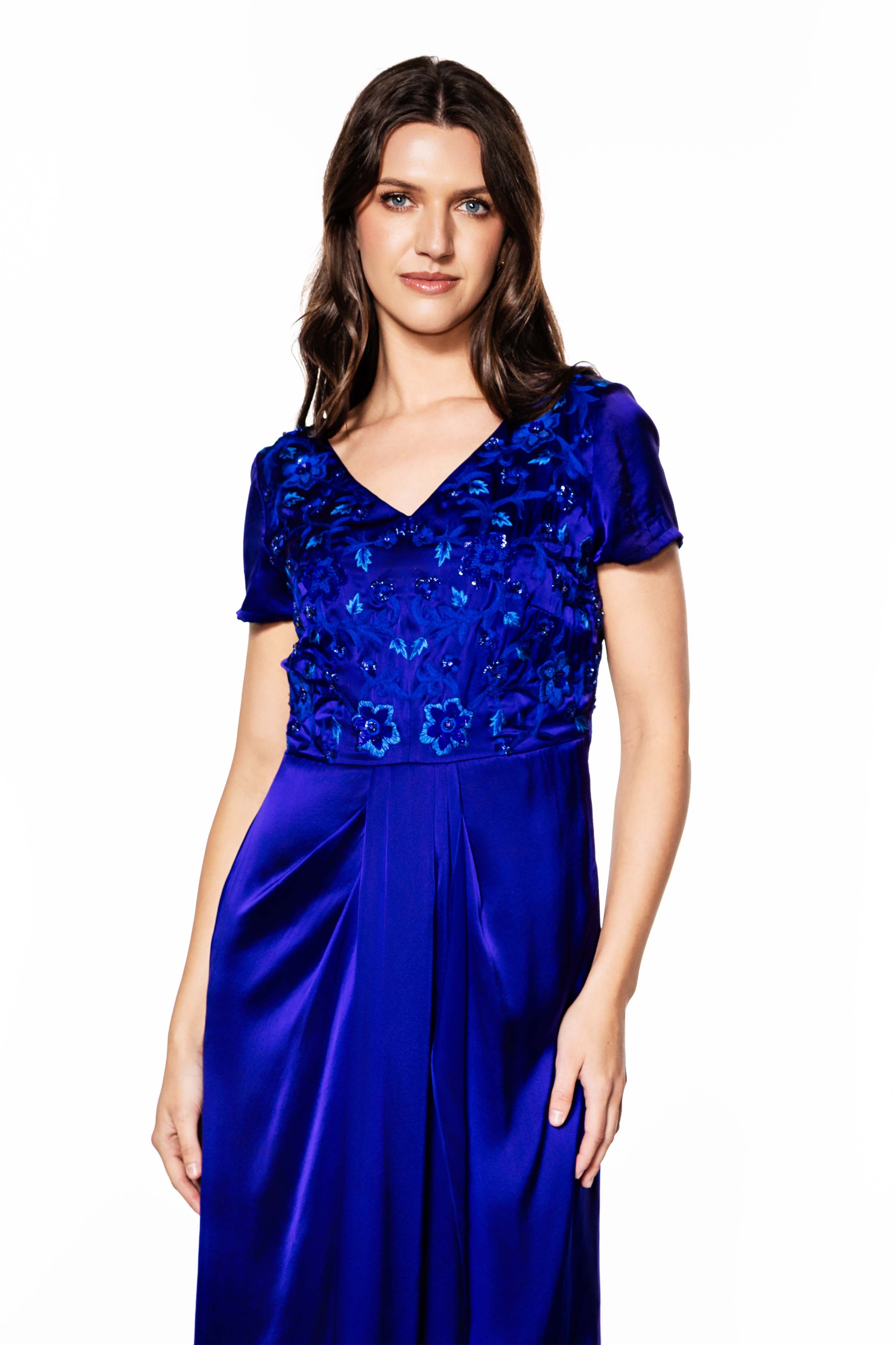 Enchanted Embellished Silk Gown