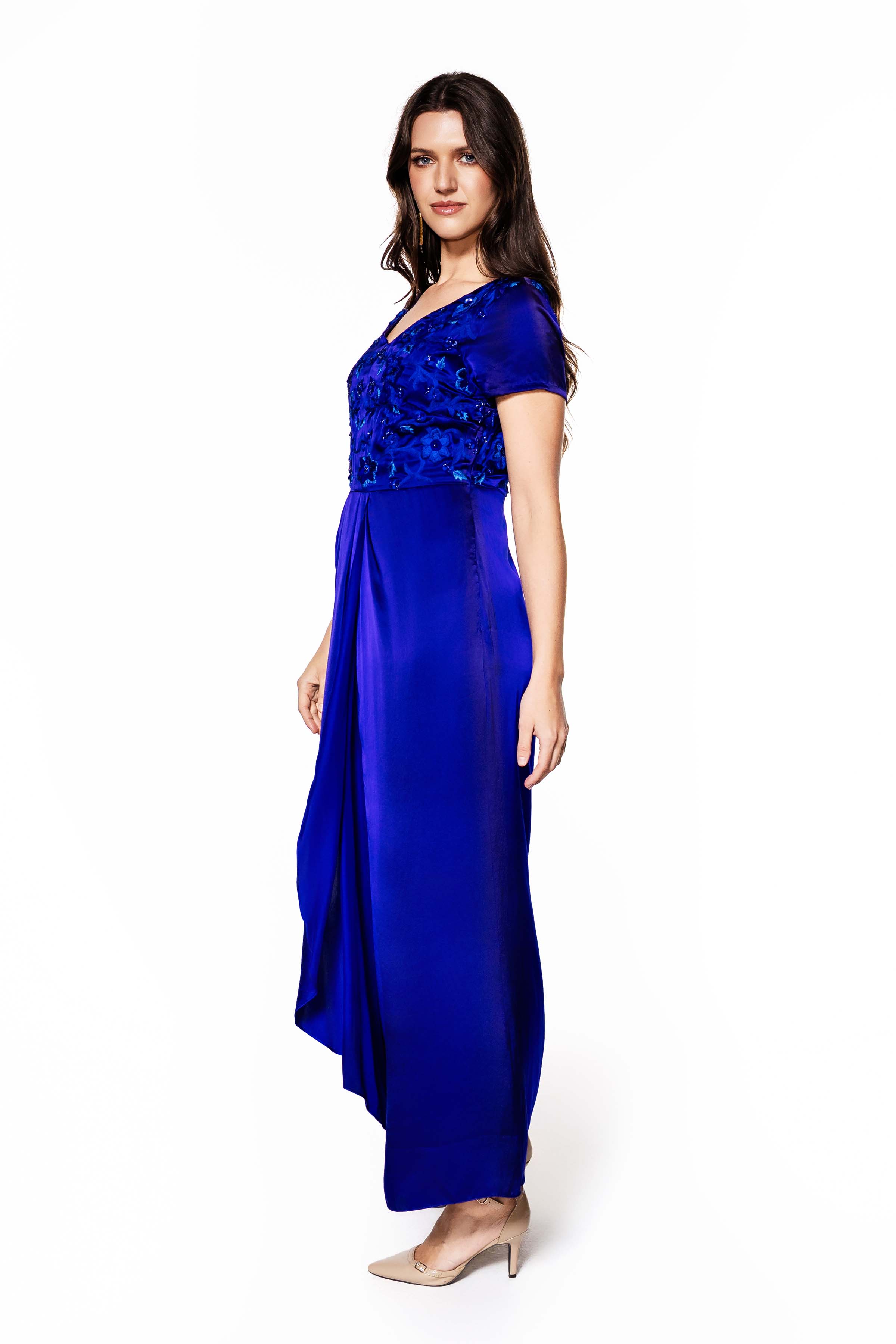 Enchanted Embellished Silk Gown