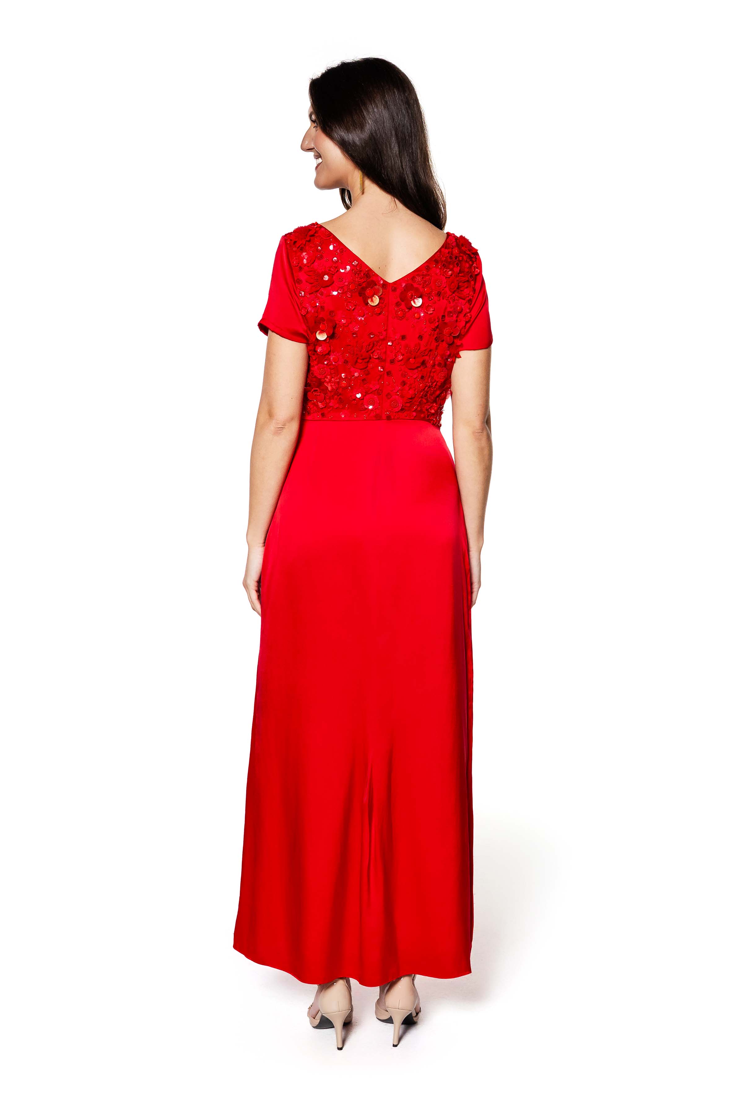 Enchanted Embellished Silk Gown