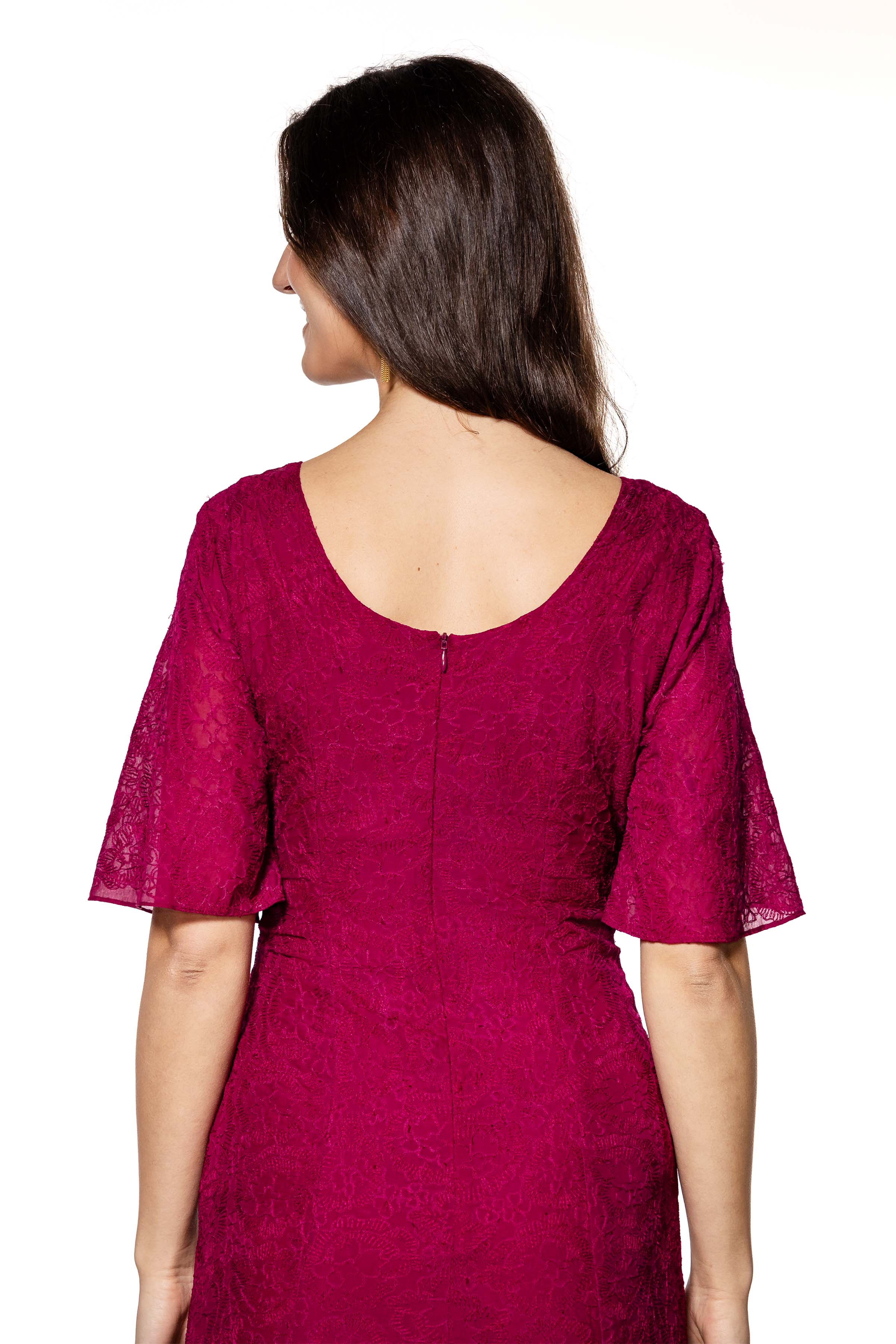 Giona Embroidered Silk Dress