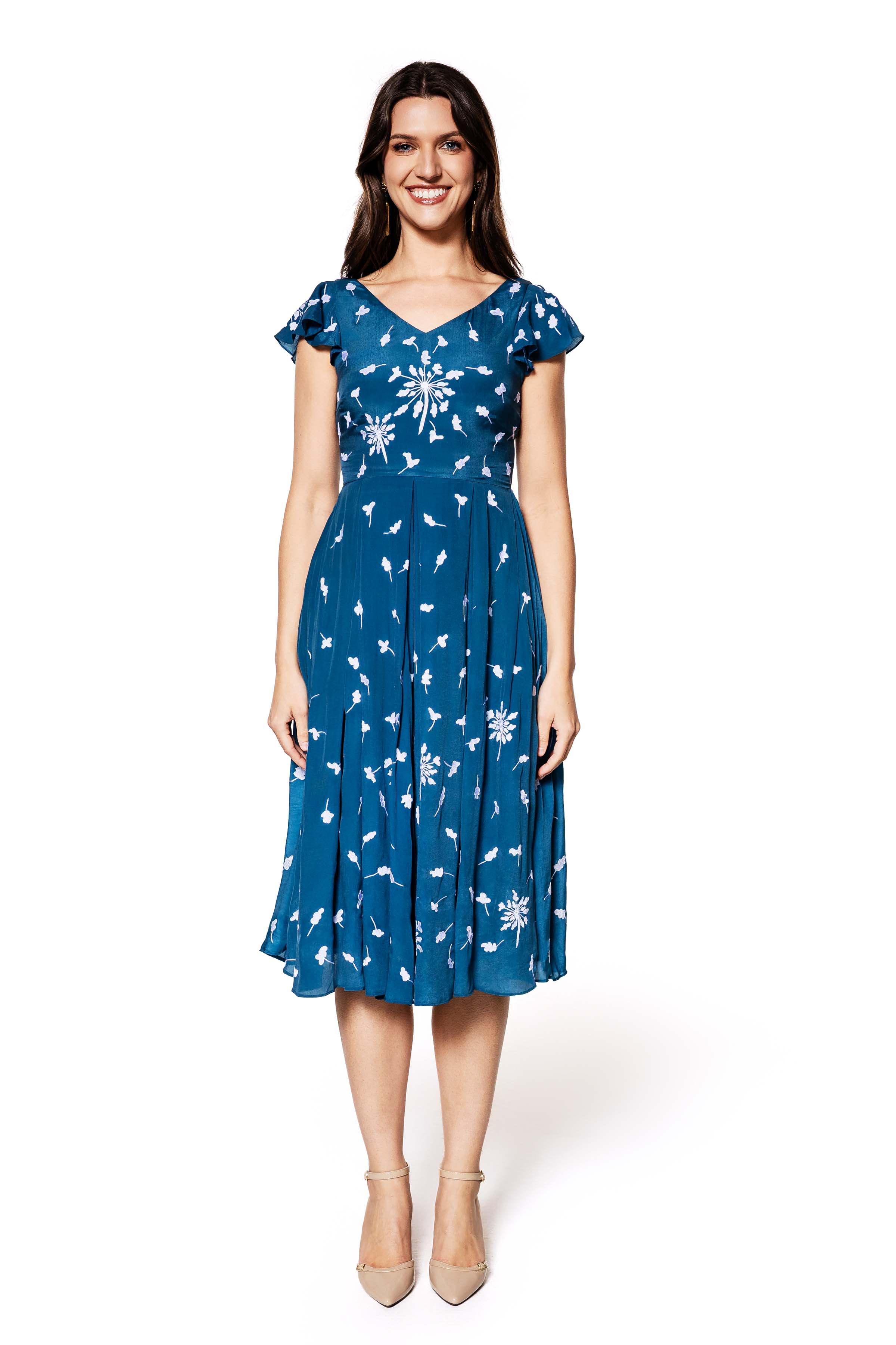 Chelsea Embroidered Viscose Dress