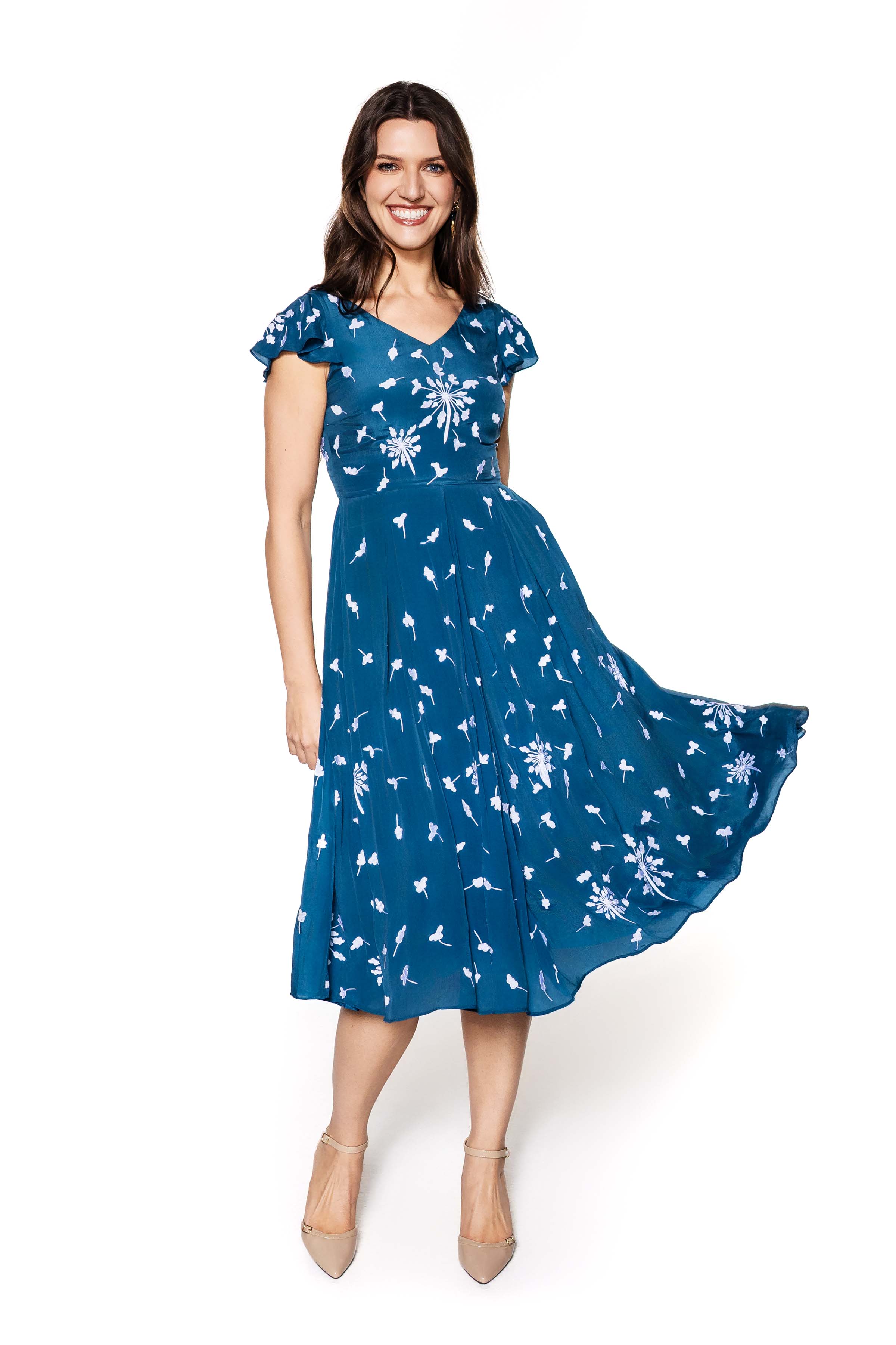 Chelsea Embroidered Viscose Dress
