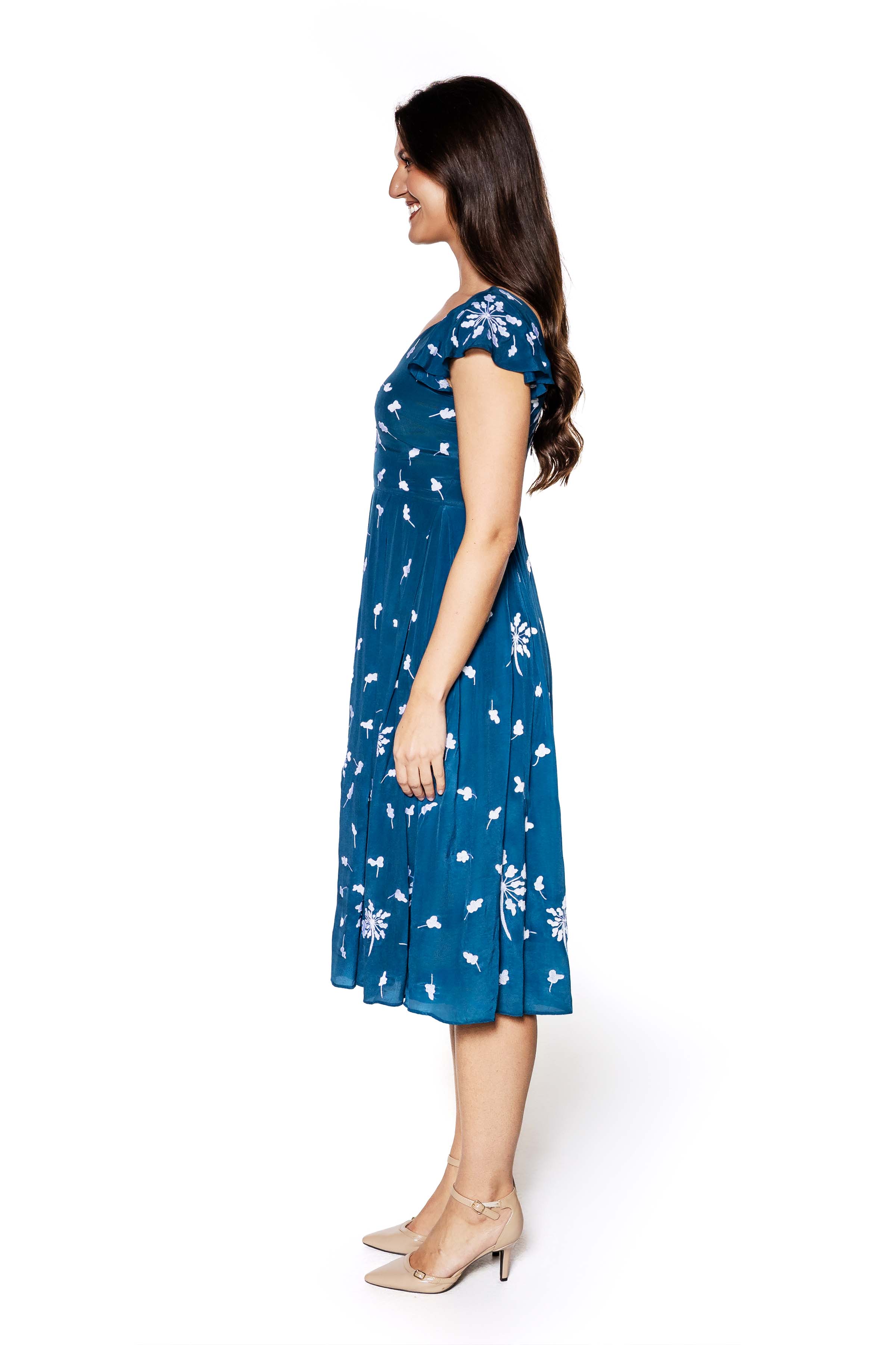 Chelsea Embroidered Viscose Dress