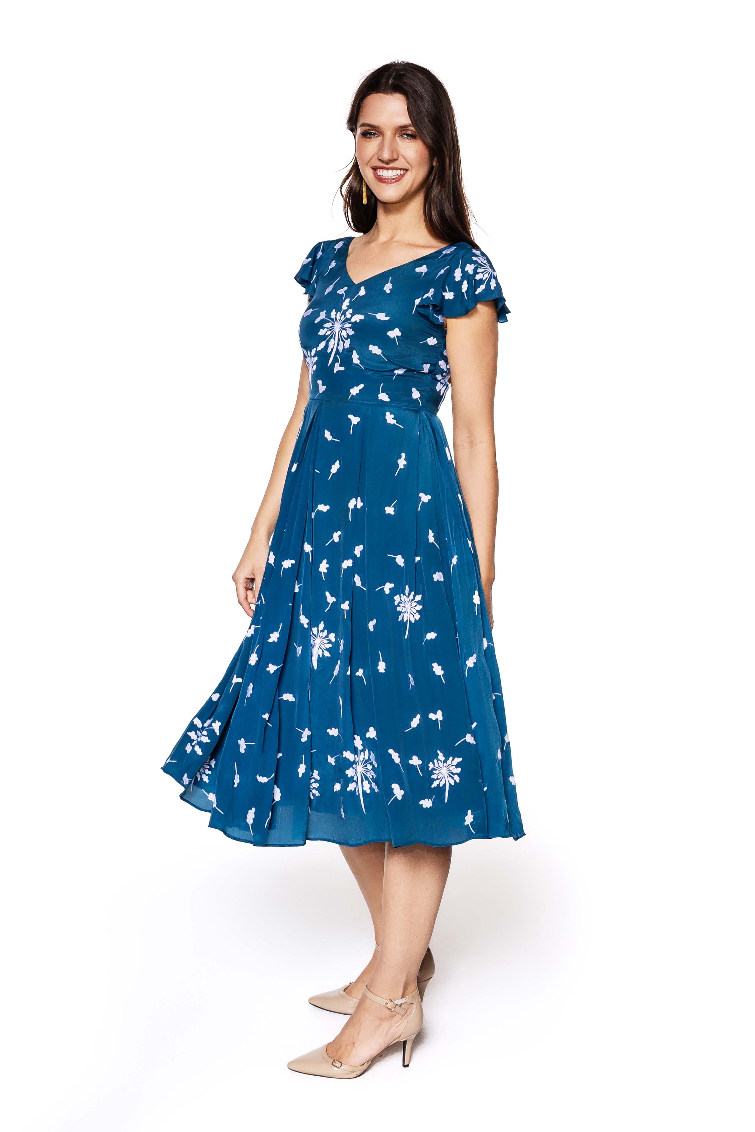 Chelsea Embroidered Viscose Dress