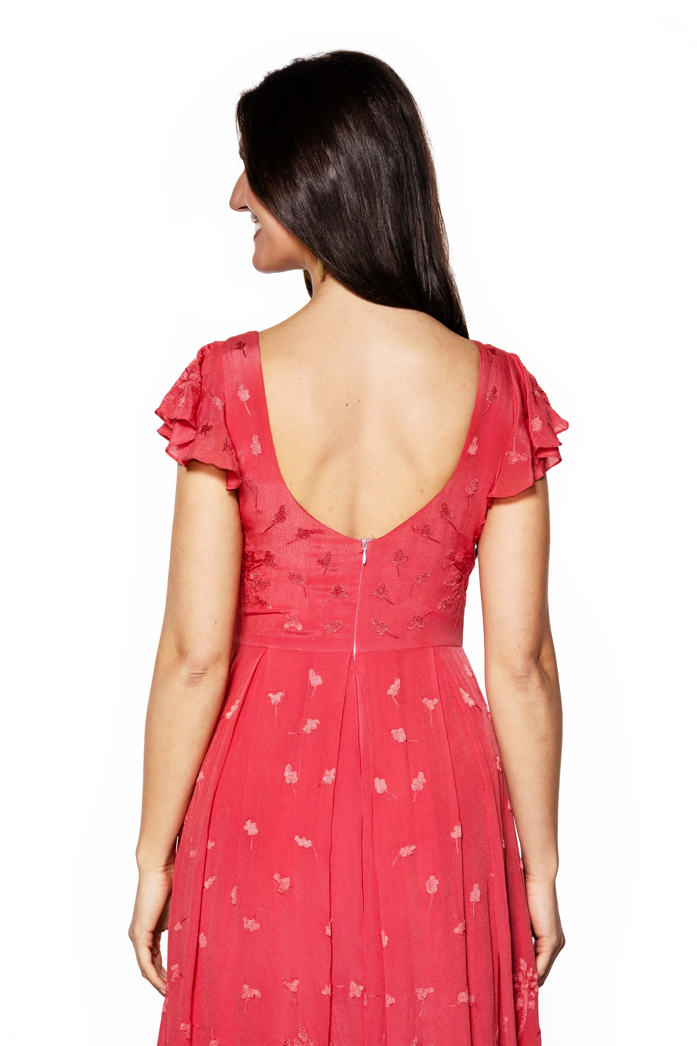 Chelsea Embroidered Viscose Dress