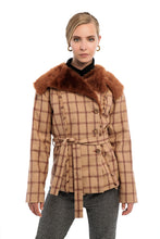 Load image into Gallery viewer, CAWDOR Faux Fur Jacket