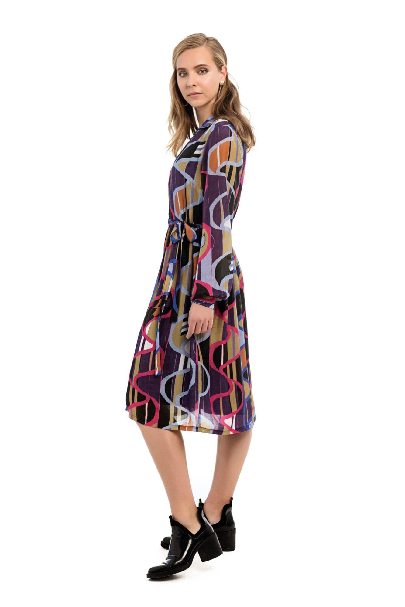 LEWIS Printed Shirt Dress