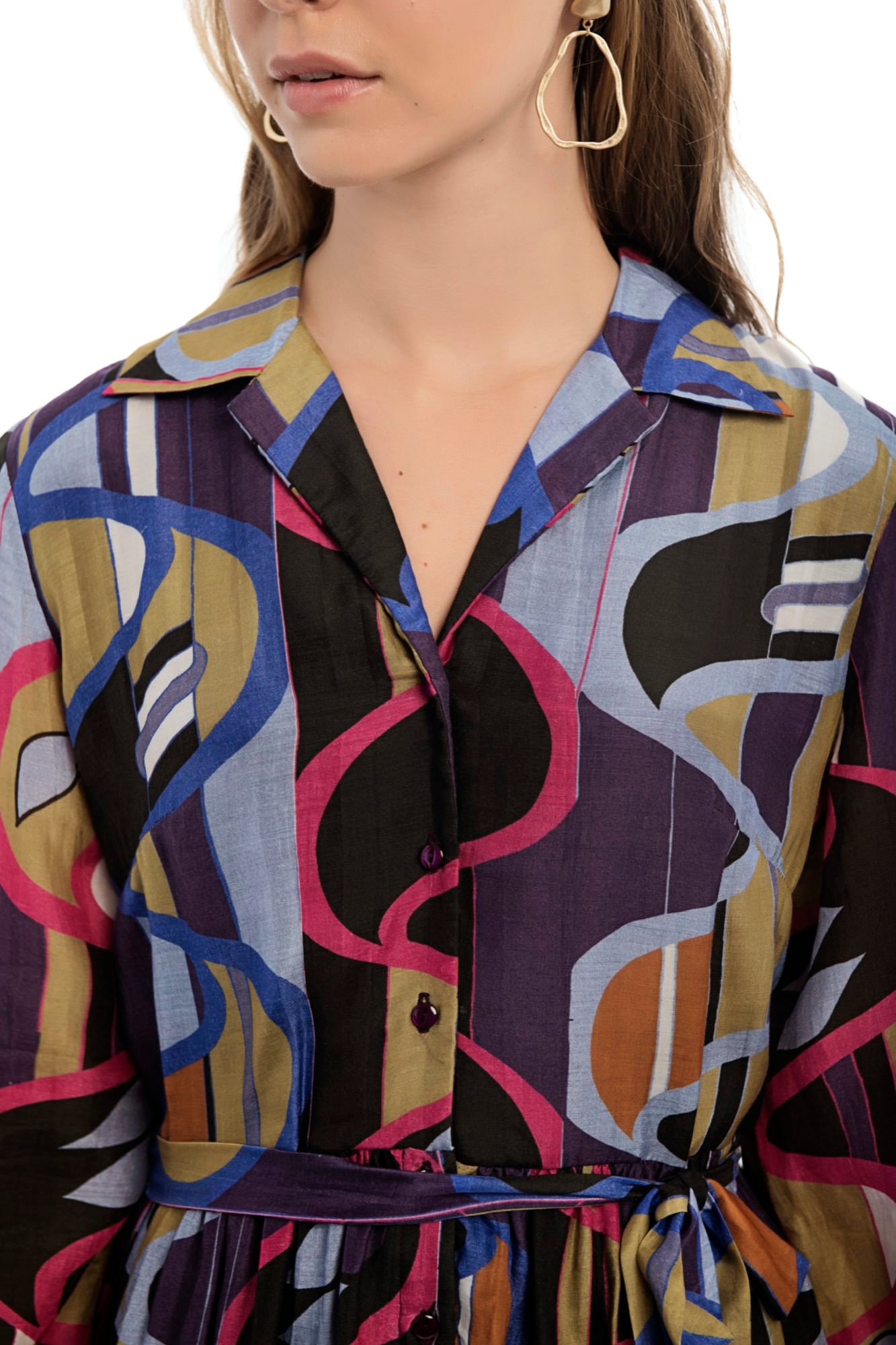 LEWIS Printed Shirt Dress