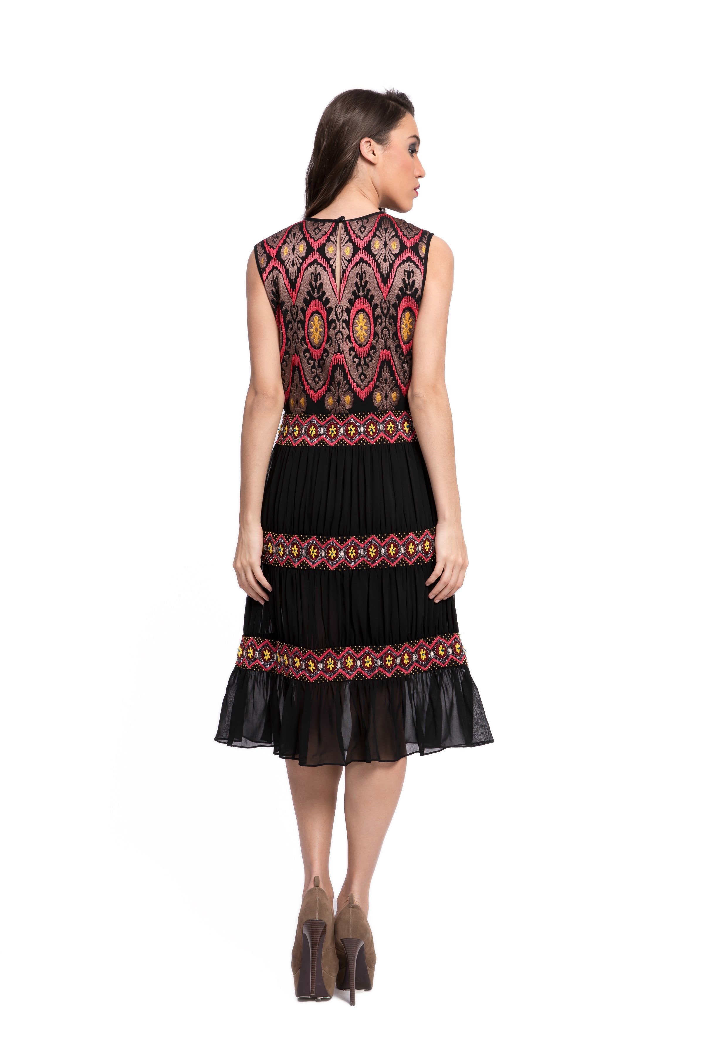 FOSTERI Embroidered Dress