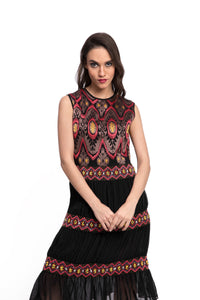 FOSTERI Embroidered Dress