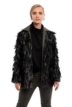 Load image into Gallery viewer, LAMONT Faux Feather Coat