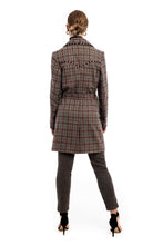 Load image into Gallery viewer, CINQUEFOIL Plaid Embroidered Coat