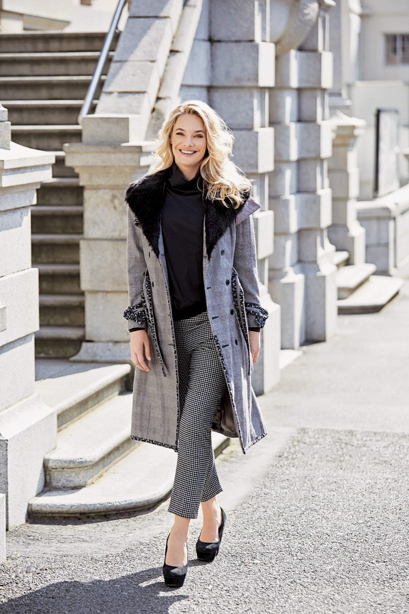PARNASSIA  Faux Fur Coat